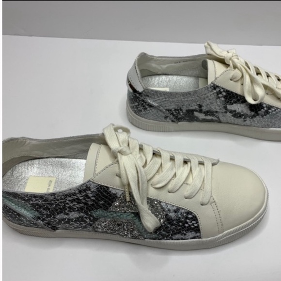 NWOT DOLCE VITA ZAGA SNEAKERS MINT MULTI SNAKE PRINT - Picture 4 of 8